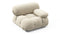 Bellini Module - Mario Bellini Module, Right Arm, Eggshell Vegan Suede