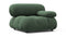 Bellini Module - Mario Bellini Module, Right Arm, Evergreen Brushed Weave