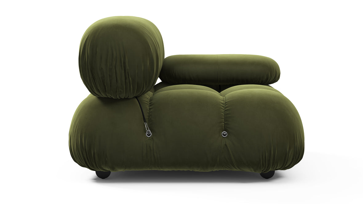 Bellini Module - Mario Bellini Module, Right Arm, Thyme Luxe Velvet