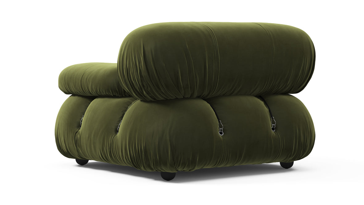 Bellini Module - Mario Bellini Module, Right Arm, Thyme Luxe Velvet
