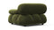 Bellini Module - Mario Bellini Module, Right Arm, Thyme Luxe Velvet