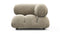 Bellini Module - Mario Bellini Module, Right Corner, Beige Gray Chenille