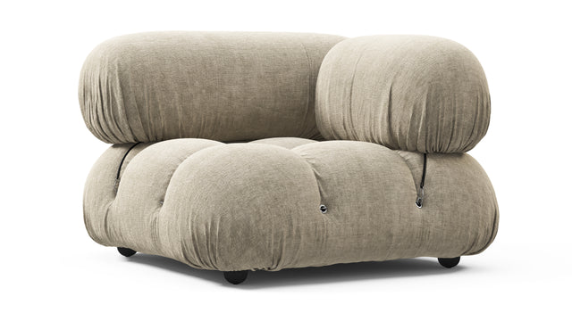 Bellini Module - Mario Bellini Module, Right Corner, Beige Gray Chenille