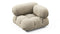 Bellini Module - Mario Bellini Module, Right Corner, Beige Gray Chenille