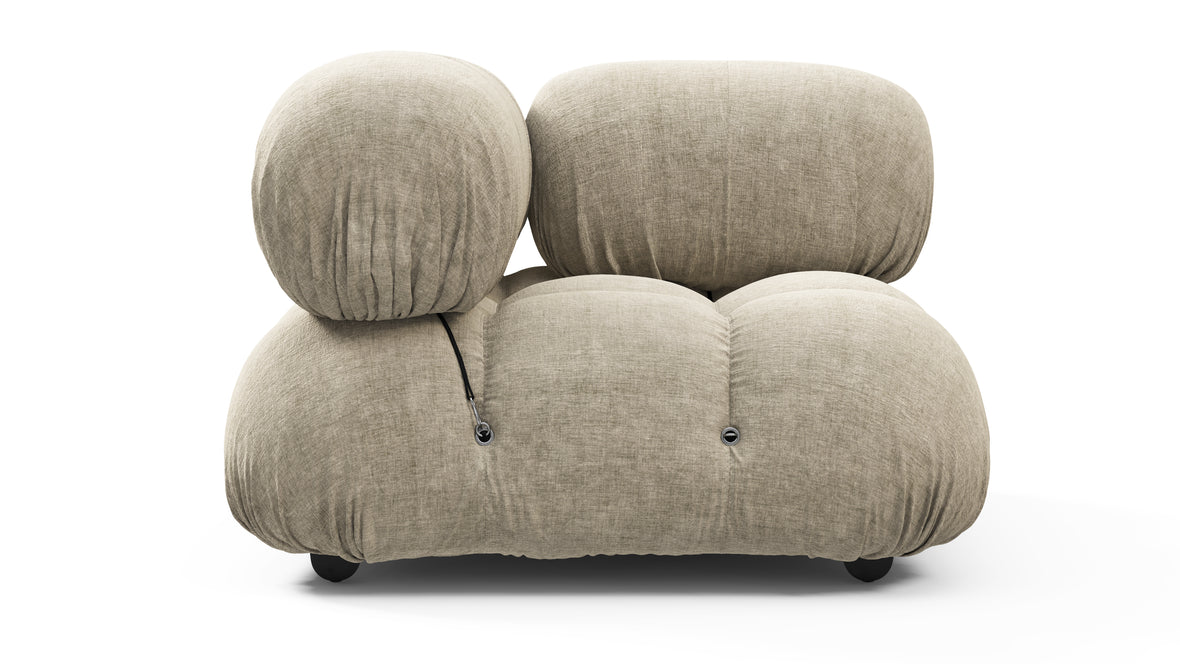 Bellini Module - Mario Bellini Module, Right Corner, Beige Gray Chenille