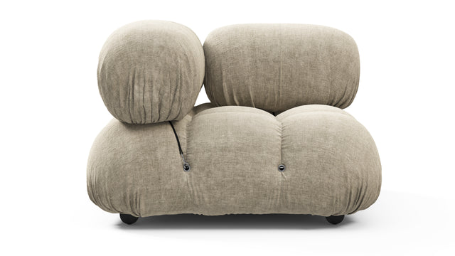 Bellini Module - Mario Bellini Module, Right Corner, Beige Gray Chenille