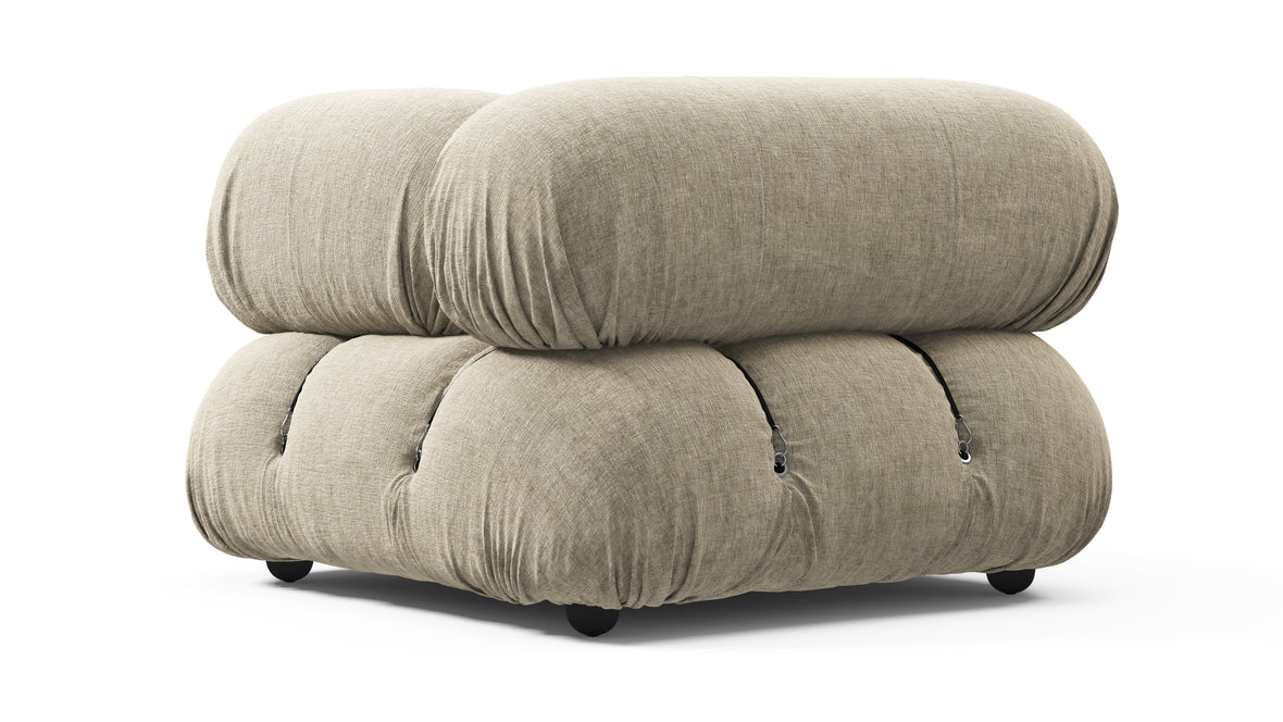 Bellini Module - Mario Bellini Module, Right Corner, Beige Gray Chenille