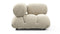 Bellini Module - Mario Bellini Module, Right Corner, Eggshell Vegan Suede