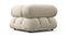 Bellini Module - Mario Bellini Module, Right Corner, Eggshell Vegan Suede