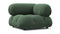 Bellini Module - Mario Bellini Module, Right Corner, Evergreen Brushed Weave