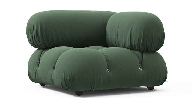 Bellini Module - Mario Bellini Module, Right Corner, Evergreen Brushed Weave