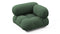 Bellini Module - Mario Bellini Module, Right Corner, Evergreen Brushed Weave
