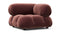 Bellini Module - Mario Bellini Module, Right Corner, Maroon Velvet