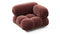Bellini Module - Mario Bellini Module, Right Corner, Maroon Velvet