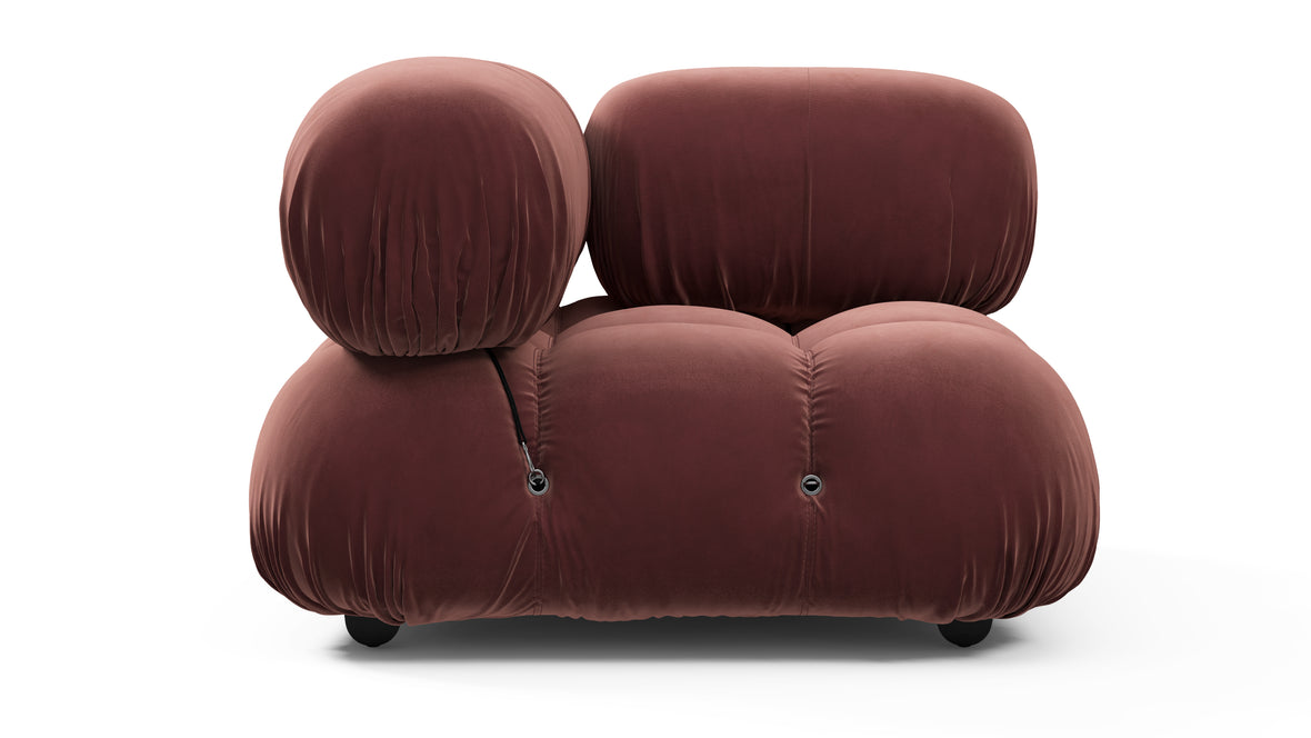Bellini Module - Mario Bellini Module, Right Corner, Maroon Velvet