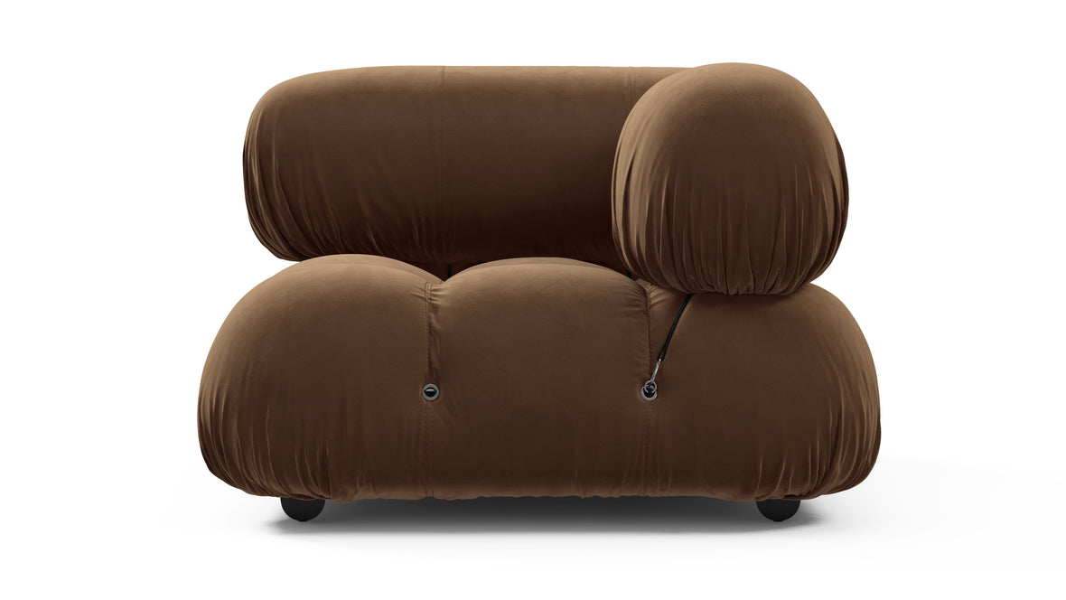 Bellini Module - Mario Bellini Module, Right Corner, Mocha Velvet