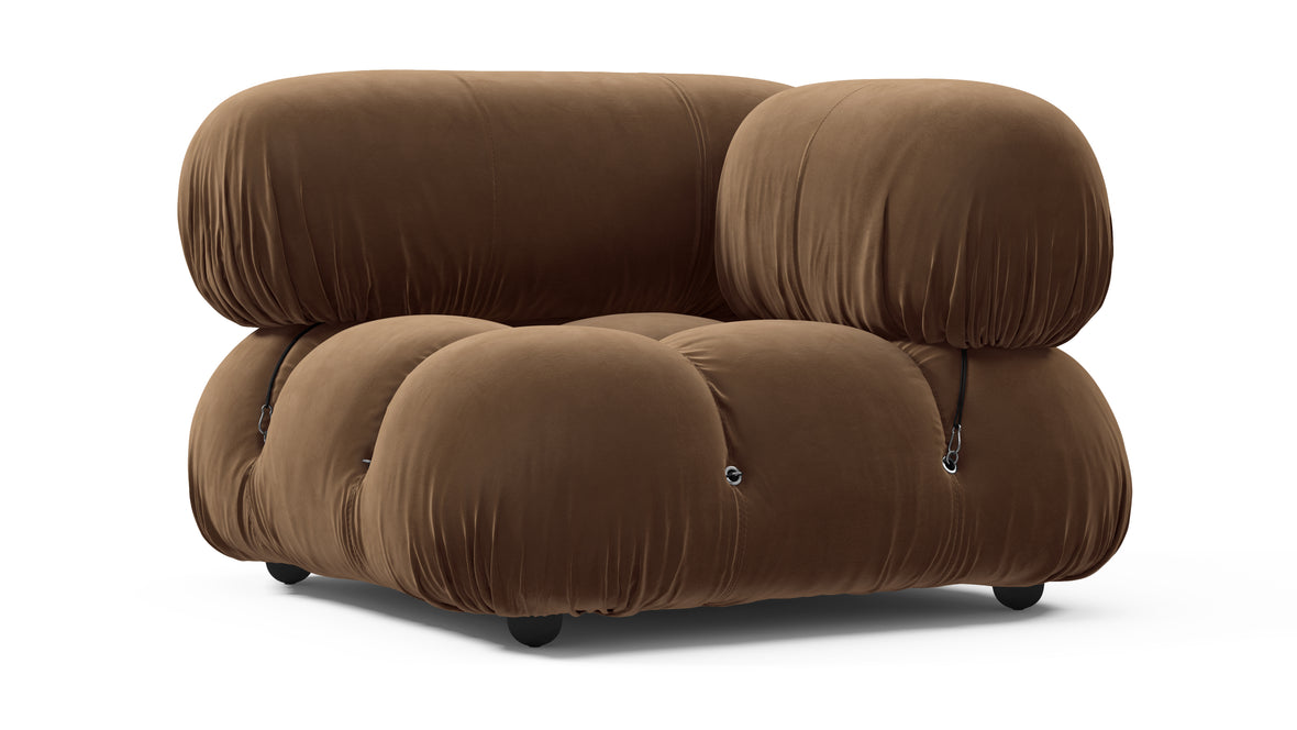 Bellini Module - Mario Bellini Module, Right Corner, Mocha Velvet