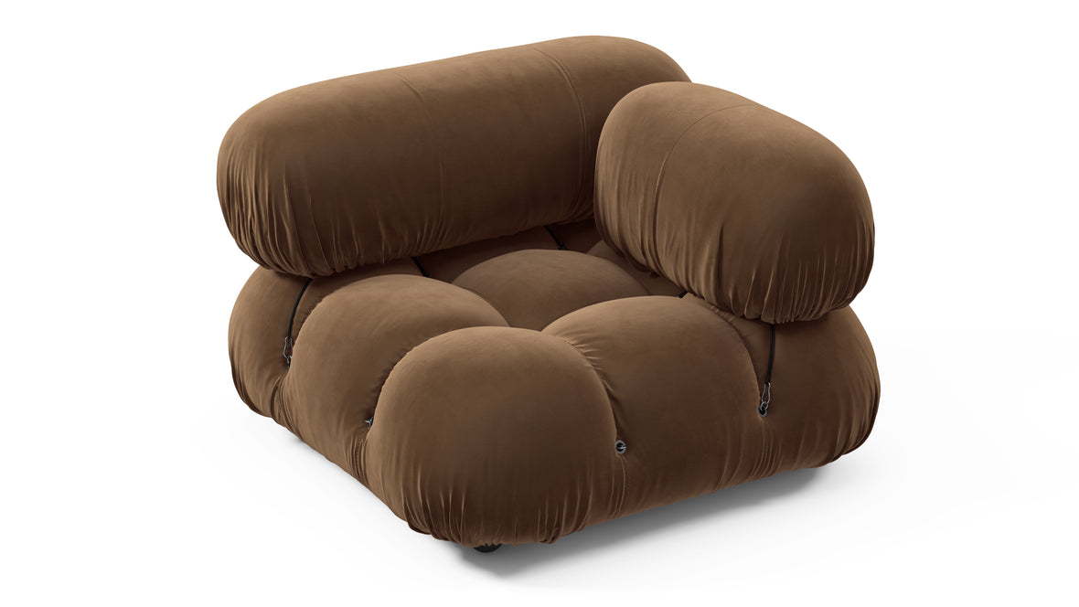 Bellini Module - Mario Bellini Module, Right Corner, Mocha Velvet