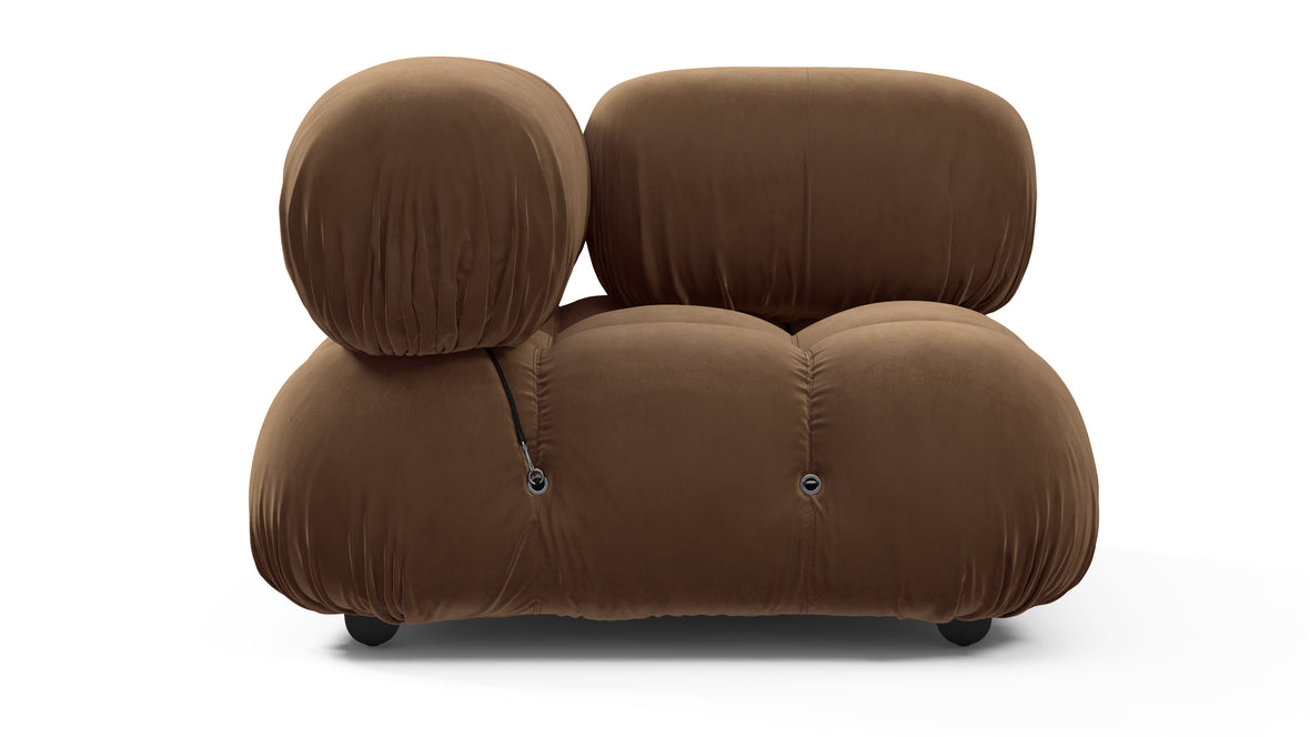Bellini Module - Mario Bellini Module, Right Corner, Mocha Velvet