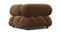 Bellini Module - Mario Bellini Module, Right Corner, Mocha Velvet