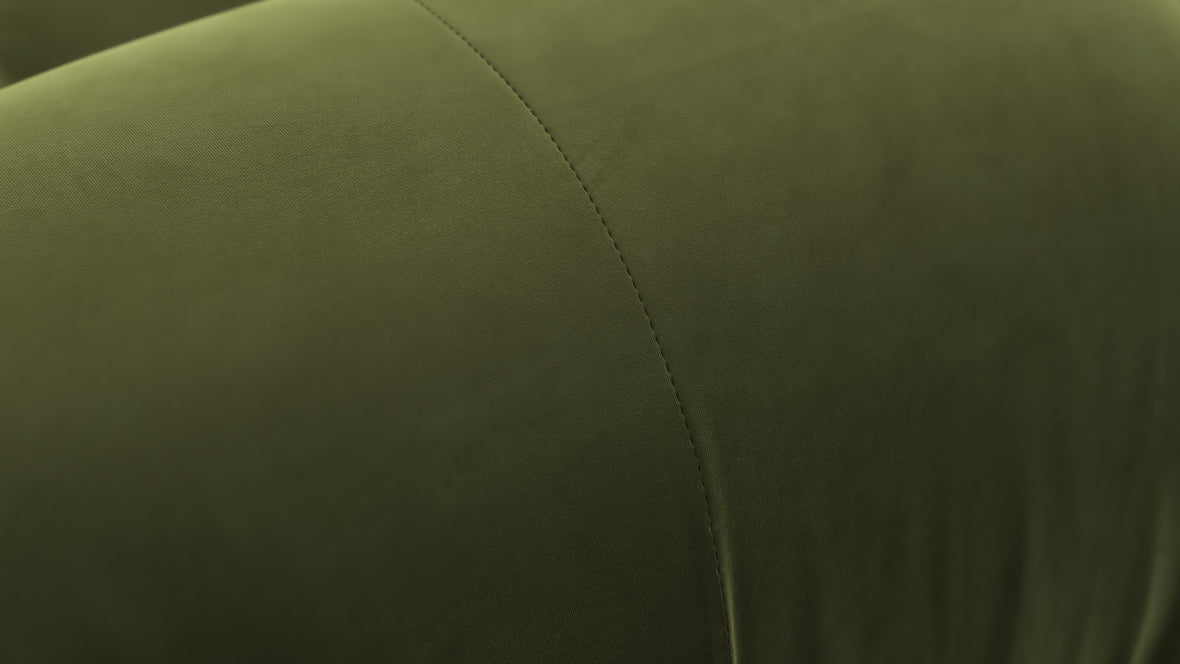 Bellini Module - Mario Bellini Module, Right Corner, Thyme Luxe Velvet