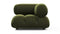 Bellini Module - Mario Bellini Module, Right Corner, Thyme Luxe Velvet