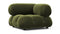 Bellini Module - Mario Bellini Module, Right Corner, Thyme Luxe Velvet