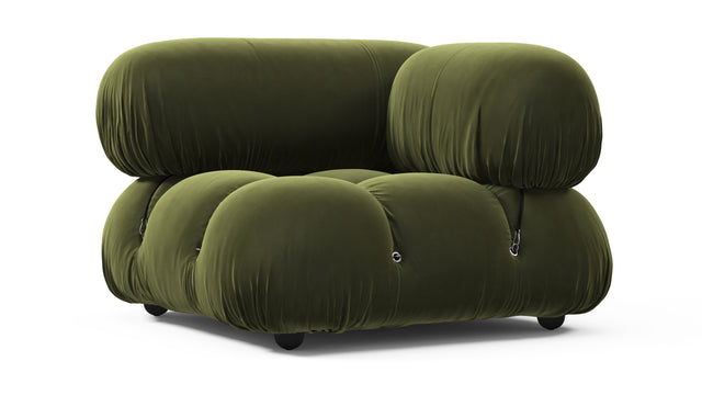 Bellini Module - Mario Bellini Module, Right Corner, Thyme Luxe Velvet