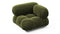 Bellini Module - Mario Bellini Module, Right Corner, Thyme Luxe Velvet