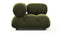 Bellini Module - Mario Bellini Module, Right Corner, Thyme Luxe Velvet