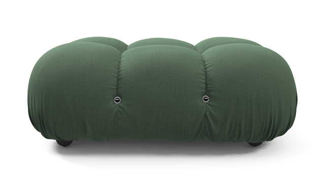 Bellini Ottoman - Mario Bellini Ottoman, Evergreen Brushed Weave