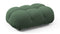 Bellini Ottoman - Mario Bellini Ottoman, Evergreen Brushed Weave