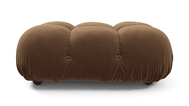 Bellini Ottoman - Mario Bellini Ottoman, Mocha Velvet
