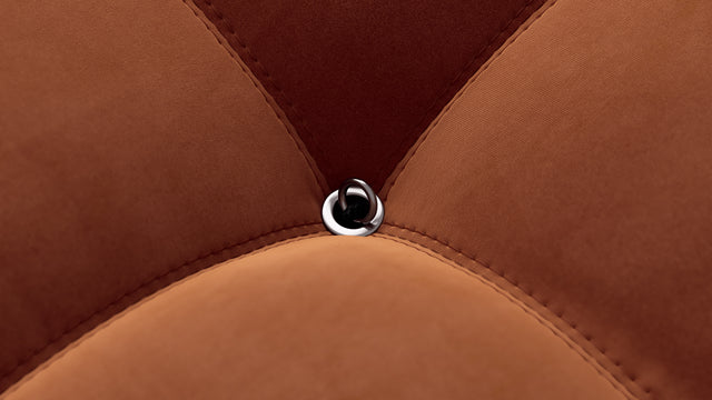 Bellini Ottoman - Mario Bellini Ottoman, Spice Velvet