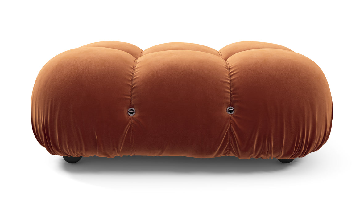 Bellini Ottoman - Mario Bellini Ottoman, Spice Velvet