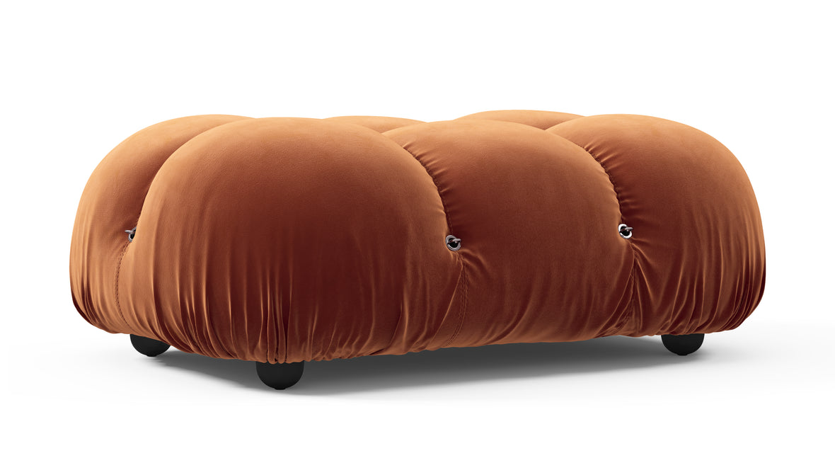 Bellini Ottoman - Mario Bellini Ottoman, Spice Velvet
