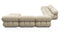 Bellini Large Sectional - Mario Bellini Large Sectional, Left Corner, Beige Gray Chenille