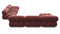 Bellini Large Sectional - Mario Bellini Large Sectional, Right Corner, Maroon Velvet