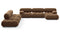 Bellini Large Sectional - Mario Bellini Large Sectional, Left Corner, Mocha Velvet