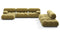Bellini Large Sectional - Mario Bellini Large Sectional, Right Corner, Olive Gold Velvet