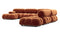 Bellini Large Sectional - Mario Bellini Large Sectional, Right Corner, Spice Velvet