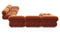 Bellini Large Sectional - Mario Bellini Large Sectional, Right Corner, Spice Velvet
