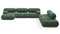 Bellini Large Sectional - Mario Bellini Large Sectional, Right Corner, Evergreen Brushed Weave