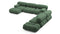 Bellini Large Sectional - Mario Bellini Large Sectional, Right Corner, Evergreen Brushed Weave