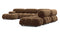 Bellini Large Sectional - Mario Bellini Large Sectional, Right Corner, Mocha Velvet