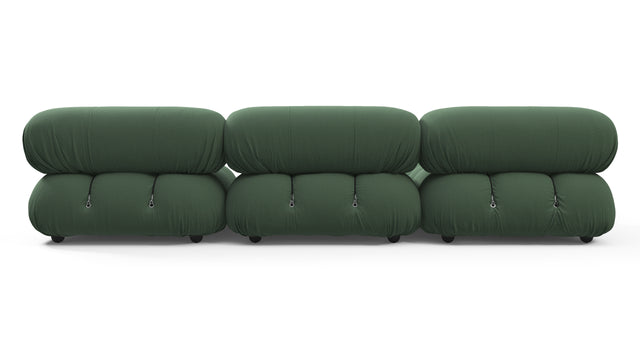 Bellini Sectional - Mario Bellini Sectional, Left Chaise, Evergreen Brushed Weave