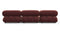 Bellini Sectional - Mario Bellini Sectional, Left Chaise, Maroon Velvet