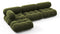 Bellini Sectional - Mario Bellini Sectional, Left Chaise, Thyme Luxe Velvet