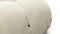 Bellini Sectional - Mario Bellini Sectional, Left Corner, Eggshell Vegan Suede