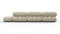 Bellini Sectional - Mario Bellini Sectional, Left Corner, Eggshell Vegan Suede